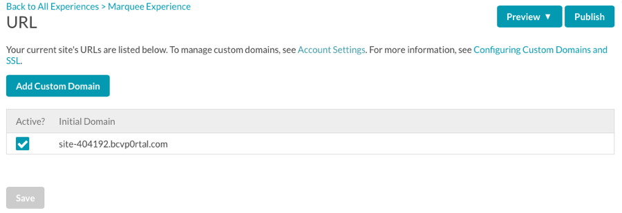 list of domains