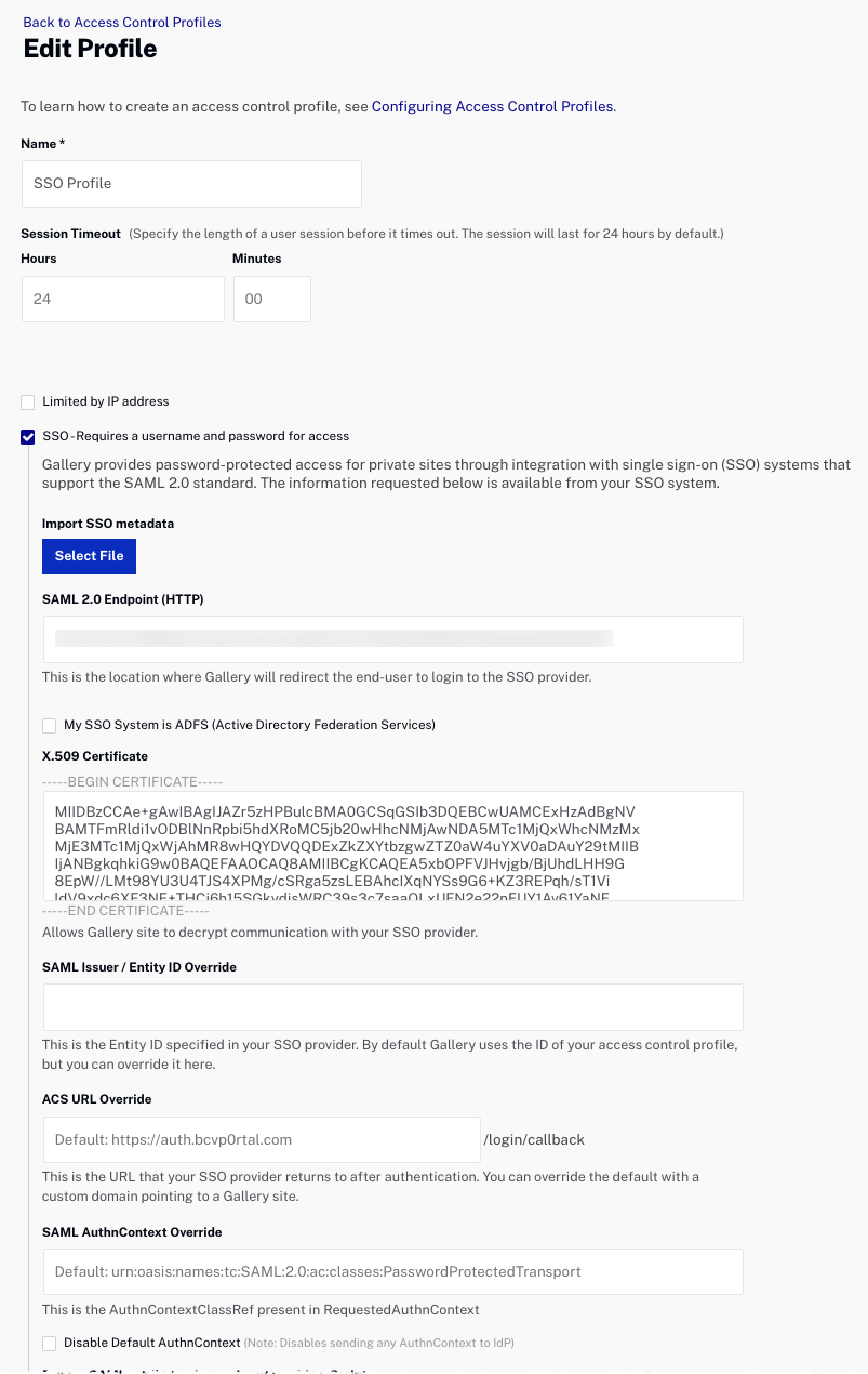 configure sso